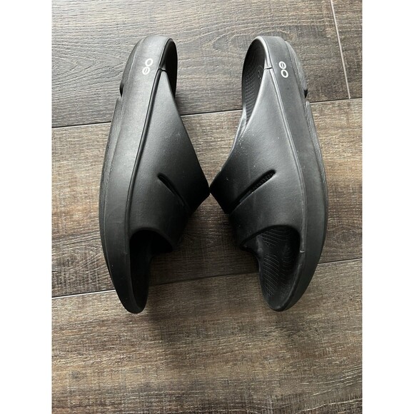 Oofos Ooahh Sport Recovery Slides Black Size EU 38 W7 M5 Unisex Sandal - Picture 5 of 7